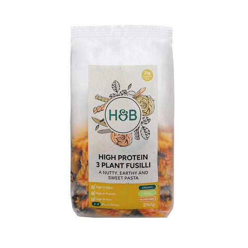 Holland & Barrett High Protein 3 Plant Fusilli 250g (Pack of 3)