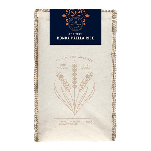 M&S Collection Spanish Bomba Paella Rice 500g (Pack of 3)