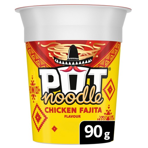 Pot Noodle Chicken Fajita 90g (Pack of 2)
