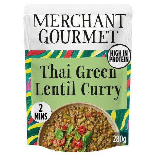 Merchant Gourmet -  Lentil Thai Green Curry 280g (Pack of 2)