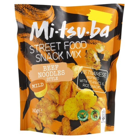 Mitsuba Beef Noodle Street Food Mix 140g (Pack of 3)