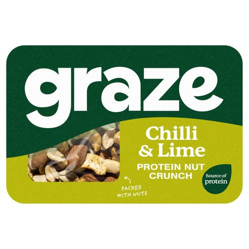 Graze Chilli & Lime Crunch Snack 38g (Pack of 3)