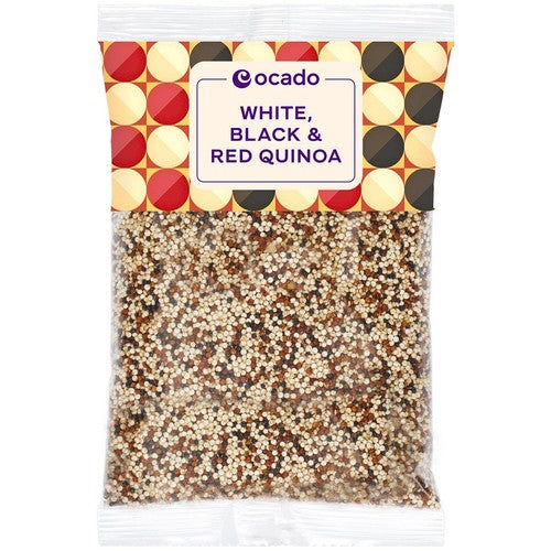 Ocado White, Black & Red Quinoa 300g (Pack of 3)