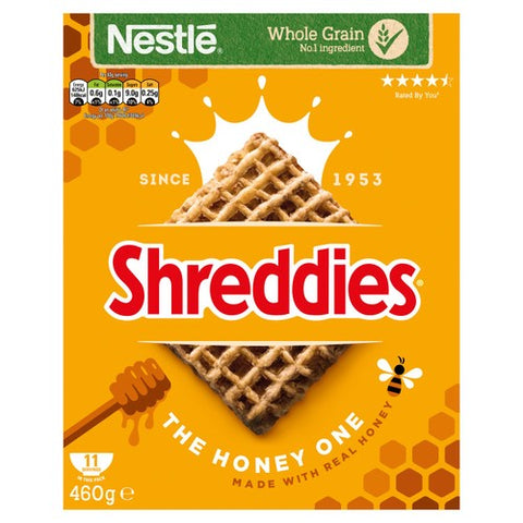 Shreddies Honey Breakfast Cereal 460g (Pack of 3)