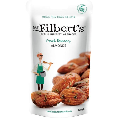 Mr Filbert's French Rosemary Almonds 100g (Pack of 3)