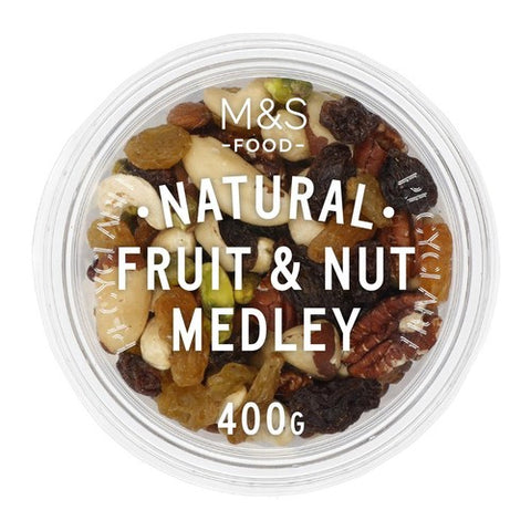 M&S Natural Fruit & Nut Medley 400g (Pack of 3)