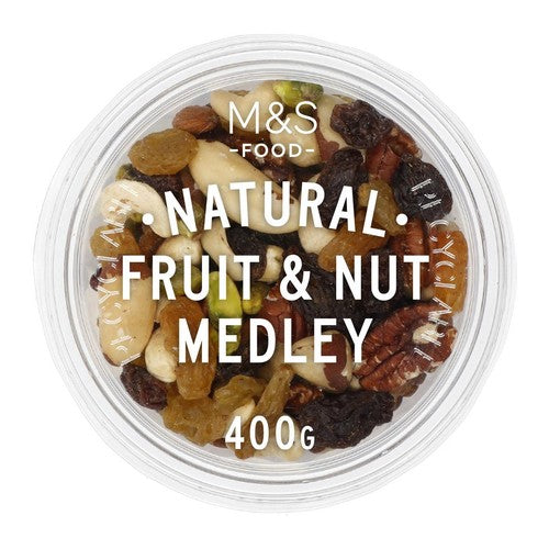 M&S Natural Fruit & Nut Medley 400g (Pack of 3)