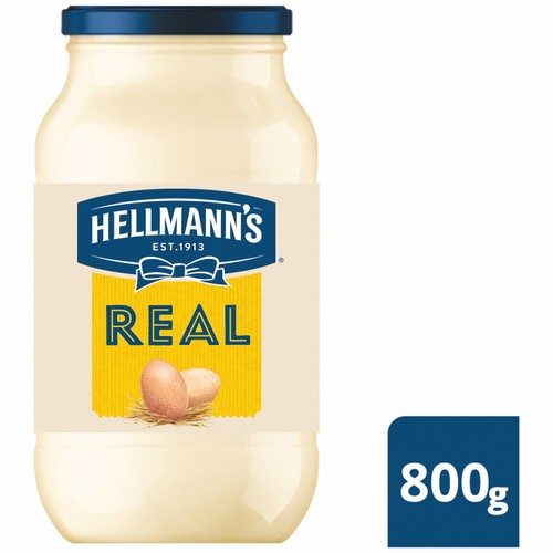 Hellmann's Real Mayonnaise 800g (Pack of 2)