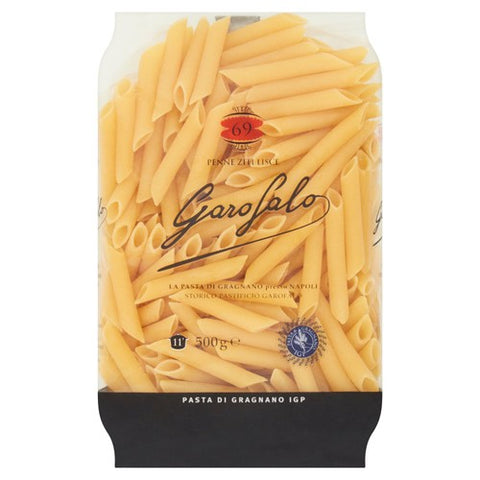 Garofalo Penne Ziti Lisce Pasta 500g (Pack of 3)