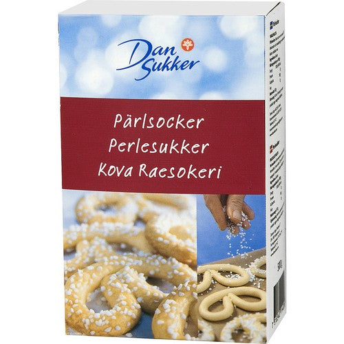 Dansukker Parlsocker Coarse Pearl Sugar 500g (Pack of 2)
