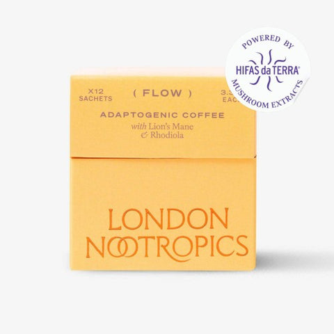 London Nootropics Flow Adaptogenic Coffee with Lion's Mane Rhodiola (Pack 2)