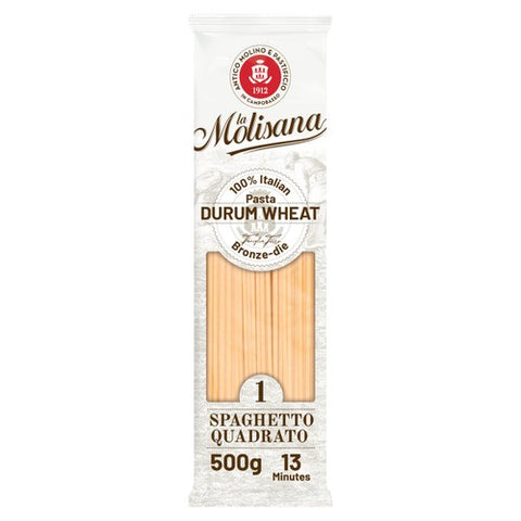 La Molisana Quadrato Square Spaghetti Pasta No.1 500g (Pack of 3)