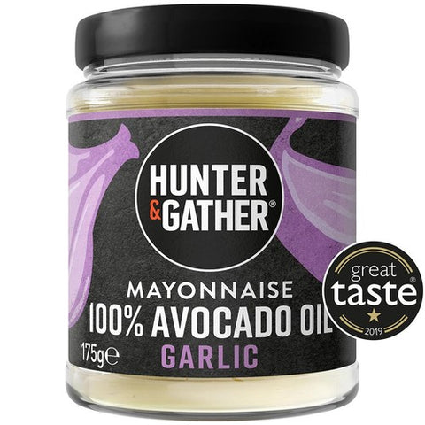 Hunter & Gather Garlic Avocado Oil Mayonnaise 175g (Pack of 2)