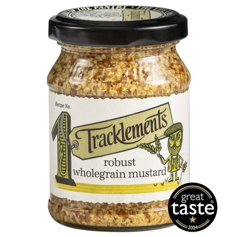 Tracklements Robust Wholegrain Mustard 140g (Pack of 2)