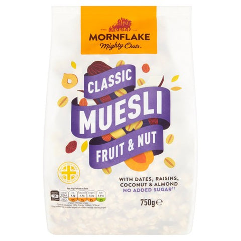 Mornflake Classic Fruit & Nut Muesli 750g (Pack of 3)