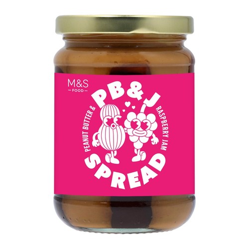 M&S PB & J Spread 380g (Pack of 2)