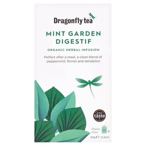 Dragonfly Organic Mint Garden Digestif 20's (Pack of 3)
