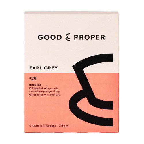 Good & Proper Tea Earl Grey Teabags 's (Pack of 3)