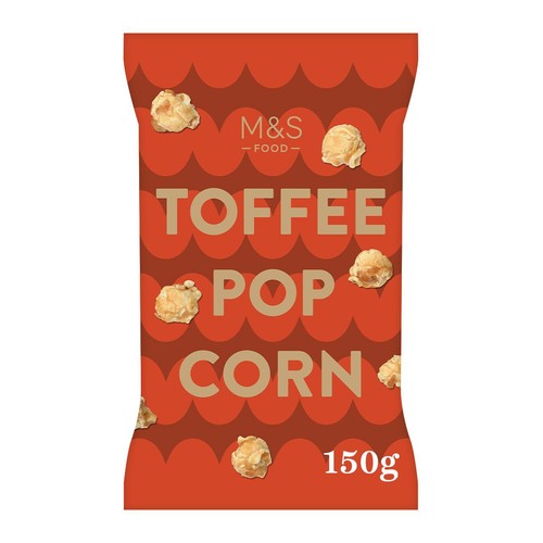 M&S Toffee Popcorn 150g (Pack of 3)