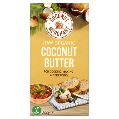 Coconut Merchant Raw Organic Coconut Butter 200g (Pack of 2)