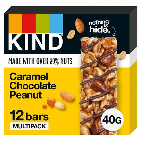 KIND Caramel Chocolate Peanut 12 Bar Pack 12 x 40g (Pack of 3)