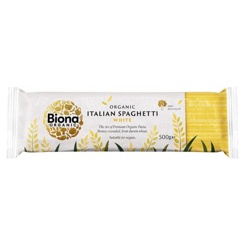 Biona Organic White Spaghetti Pasta 500g (Pack of 3)