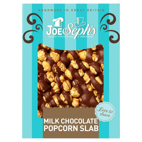 Joe & Seph's Milk Chocolate Popcorn Slab 115g (Pack of 3)
