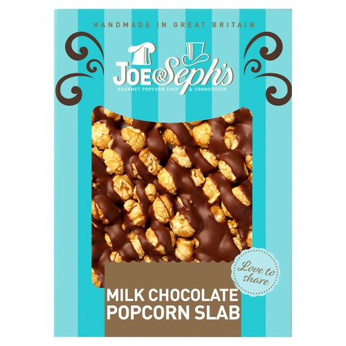 Joe & Seph's Milk Chocolate Popcorn Slab 115g (Pack of 3)