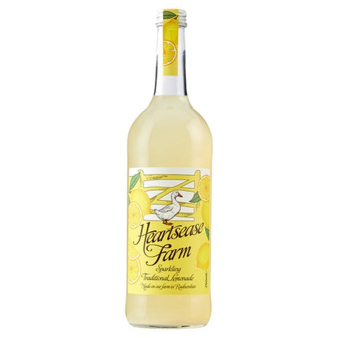 Heartsease Farm Sparkling Traditional Lemonade 750ml (Pack of 2)
