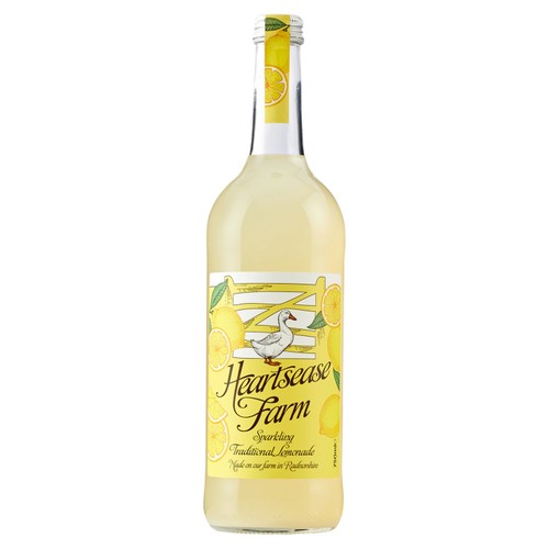 Heartsease Farm Sparkling Traditional Lemonade 750ml (Pack of 2)