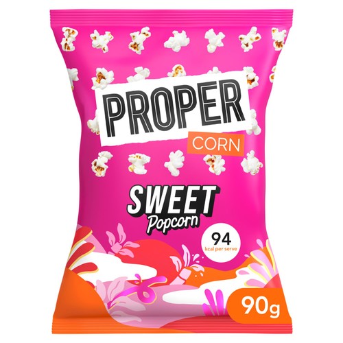 Propercorn Sweet Popcorn 90g (Pack of 6)
