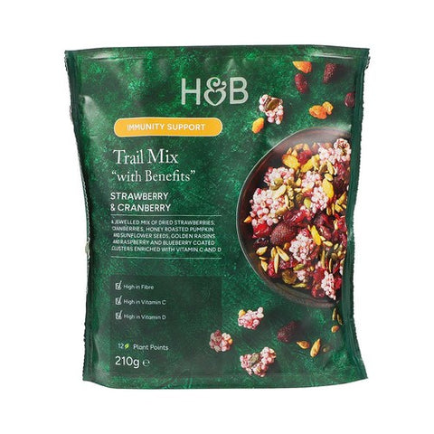 Holland & Barrett Immunity Support Trail Mix "With Benefits" 210g (Pack of 3)
