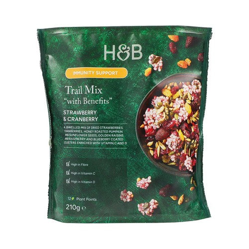 Holland & Barrett Immunity Support Trail Mix "With Benefits" 210g (Pack of 3)