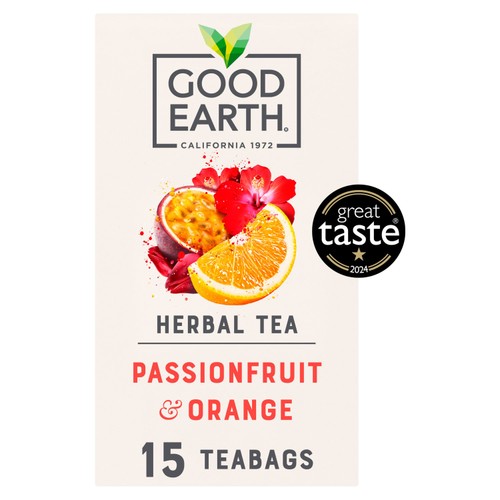 Good Earth Teabags Orange and Passionfruit 15's (Pack of 3)
