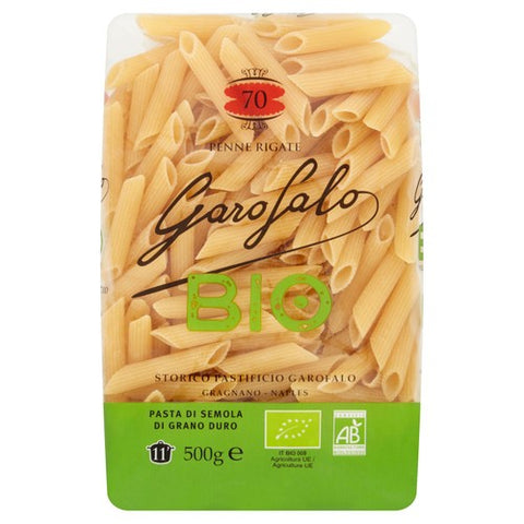 Garofalo Organic Penne Ziti Rigate Pasta 500g (Pack of 3)