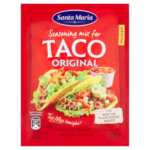 Santa Maria Taco Seasoning Mix 28g (Pack of 2)