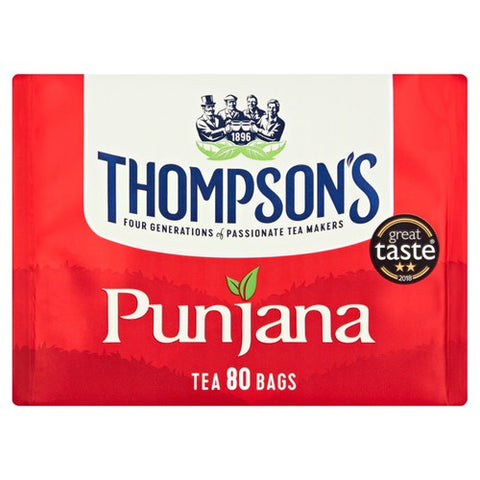 Thompsons Punjana Tea Bags 80's (Pack of 2)