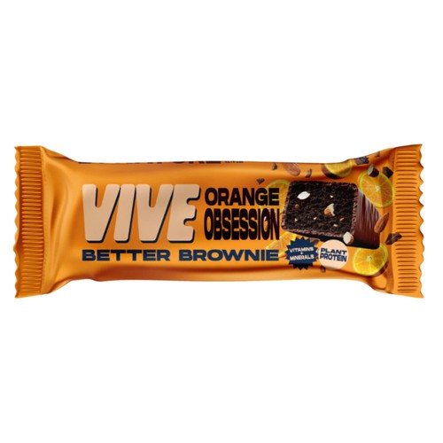 Vive Vegan Better Brownie- Orange Obsession 40g (Pack of 3)