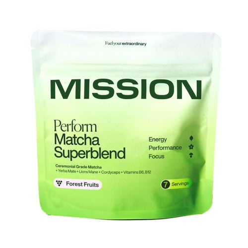 MISSION Perform Matcha Superblend Powder Tea 28g (Pack of 2)