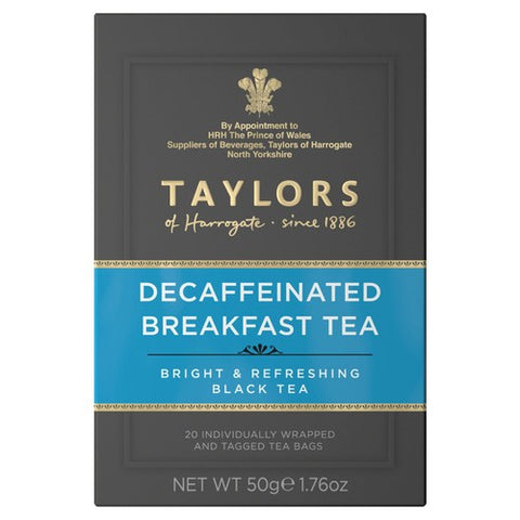 Taylors Decaffeinated Breakfast Teabags 20's (Pack of 3)