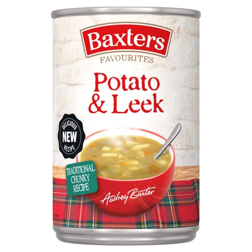 Baxters Favourites Potato & Leek Soup 400g (Pack of 2)