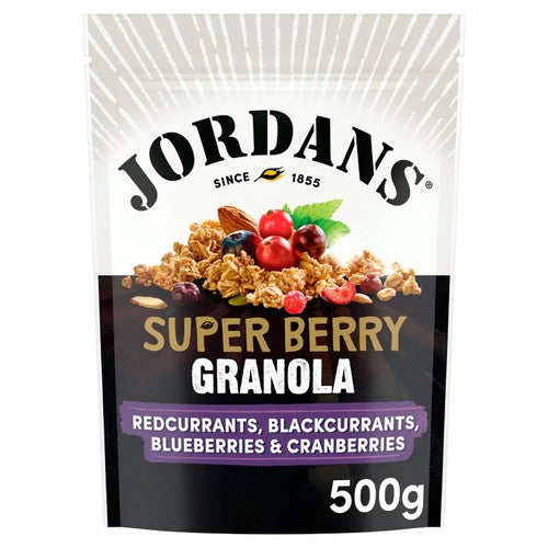 Jordans Super Berry Granola Breakfast Cereal 500g (Pack of 3)