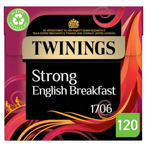 Twinings English Strong Breakfast Tea 120's (Pack of 2)