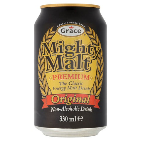 Grace Mighty Malt Can 330ml (Pack of 6)