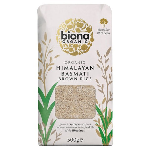 Biona Organic Brown Basmati Rice 500g (Pack of 3)