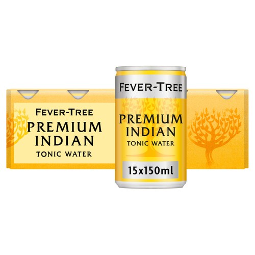 Fever-Tree Indian Tonic Water 15 x 150ml (Pack of 2)