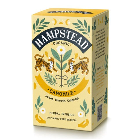 Camomile Infusion Organic Hampstead Tea 20's (Pack of 3)