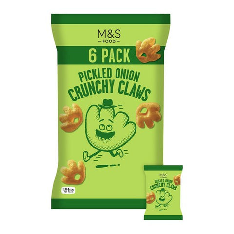 M&S Pickled Onion Crunchy Claws Multipack 6 's (Pack of 2)