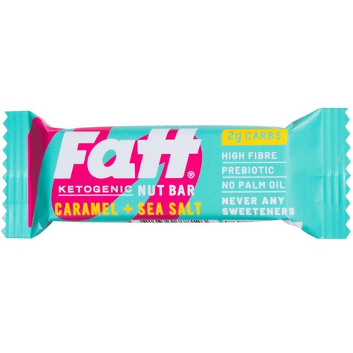 Fatt Caramel & Sea Salt Ketogenic Nut Bar 30g (Pack of 3)