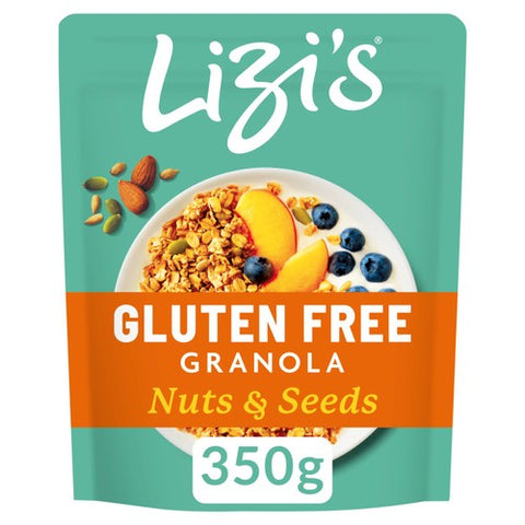Lizi's Gluten Free Granola Nuts & Seeds 350g (Pack of 3)